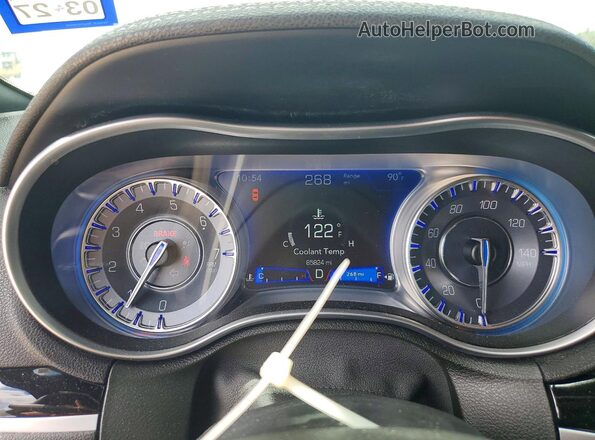 2C3CCABG3NH130883 2022 CHRYSLER 300 Белый Вид щитка приборов