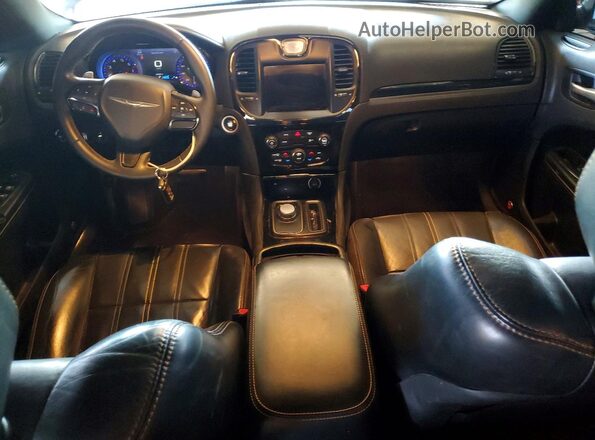 2C3CCABG5HH668862 2017 CHRYSLER 300 Black Dashboard view
