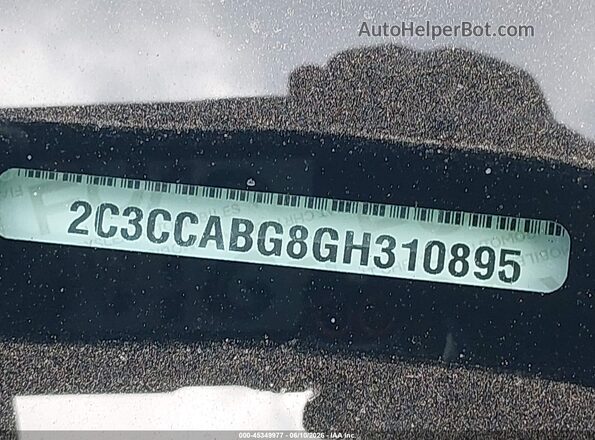2C3CCABG8GH310895 2016 CHRYSLER 300 Синий Вид подкапотного пространства
