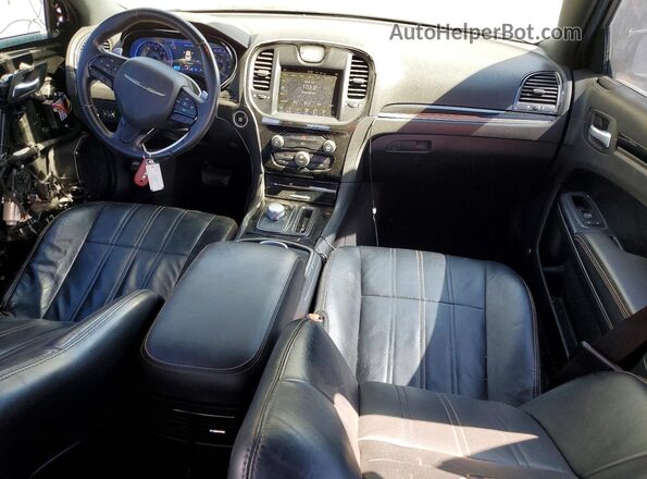 2C3CCABG8GH358333 2016 CHRYSLER 300 Black წინა პანელის ხედი