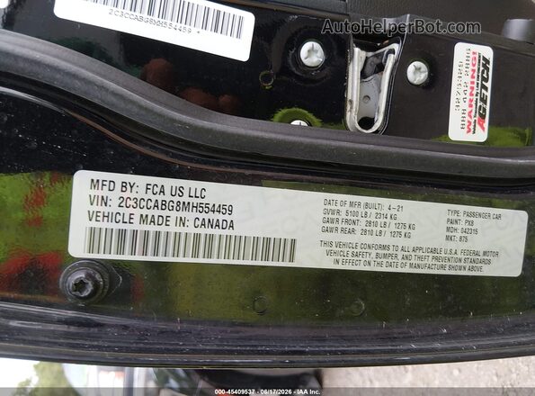 2C3CCABG8MH554459 2021 CHRYSLER 300 Black Engine compartment view