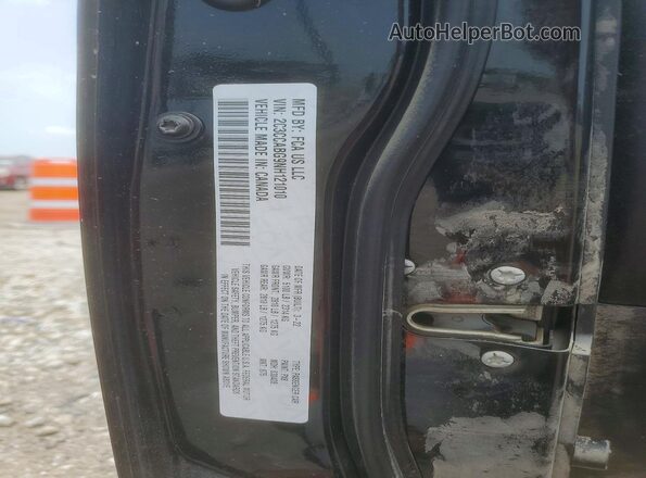 2C3CCABG9NH121010 2022 CHRYSLER 300 Black VIN კოდის სტიკერის ხედი
