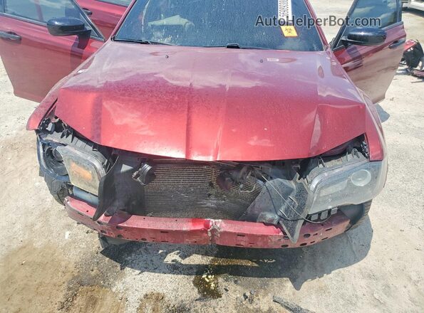 2C3CCABTXKH580314 2019 CHRYSLER 300 Maroon უკანა სალონის ხედი