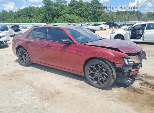 2C3CCABTXKH580314 2019 CHRYSLER 300 Maroon წინა მარჯვენა