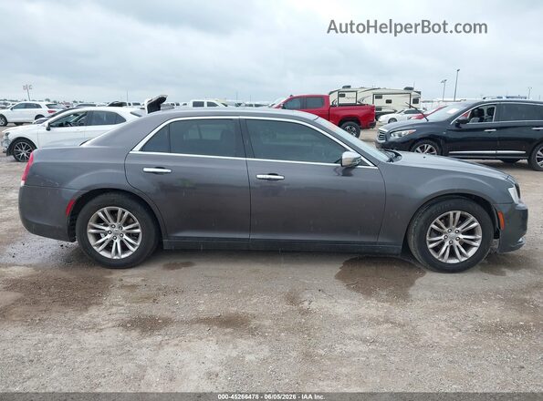 2C3CCAEG0GH207515 2016 CHRYSLER 300 Gray Vista interior trasera