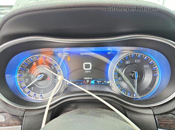 2C3CCAEG2HH564891 2017 CHRYSLER 300 Black Սարքավորումների վահանակի տեսք