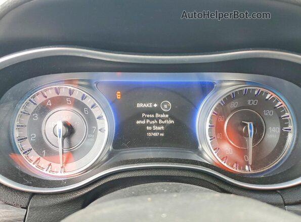 2C3CCAEG5GH181929 2016 CHRYSLER 300 Black Instrument cluster view