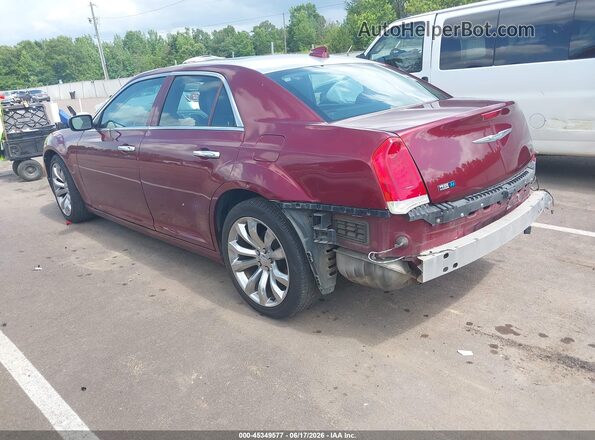 2C3CCAEG9GH135715 2016 CHRYSLER 300 Red Tył lewy