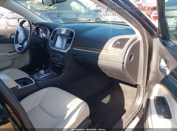 2C3CCAEGXGH135786 2016 CHRYSLER 300 Black წინა სალონის ხედი