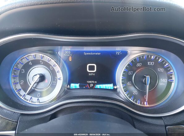 2C3CCAEGXGH135786 2016 CHRYSLER 300 Black უკანა სავარძლების ხედი