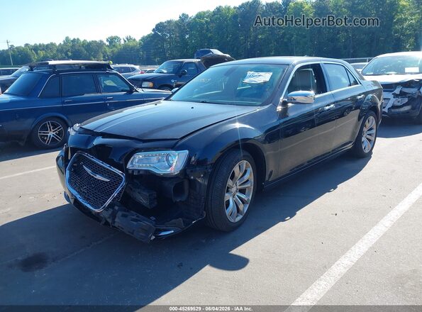 2C3CCAEGXGH135786 2016 CHRYSLER 300 Black წინა მარცხენა ხედი სამი მეოთხედიდან