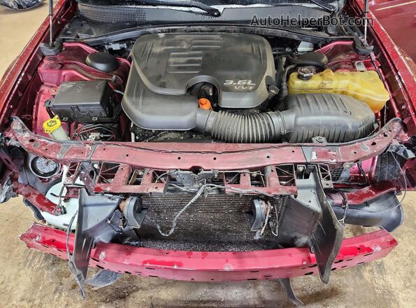 2C3CCAEGXHH567859 2017 CHRYSLER 300 Burgundy Սալոնի հետևի տեսք