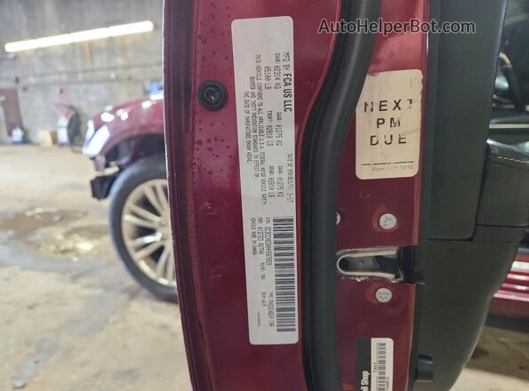 2C3CCAEGXHH567859 2017 CHRYSLER 300 Burgundy VIN կոդի պիտակի տեսք