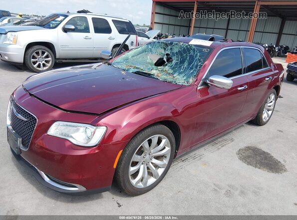 2C3CCAEGXJH296064 2018 CHRYSLER 300 Темно-бордовый Передняя левая четверть