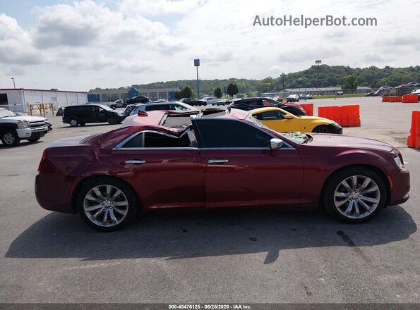 2C3CCAEGXJH296064 2018 CHRYSLER 300 Темно-бордовый Вид спереди