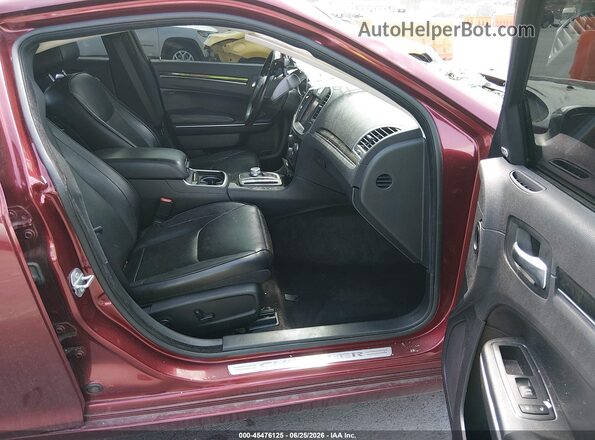 2C3CCAEGXJH296064 2018 CHRYSLER 300 Темно-бордовый Вид салона спереди