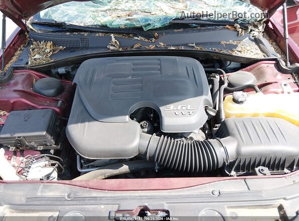2C3CCAEGXJH296064 2018 CHRYSLER 300 Темно-бордовый Вид сзади