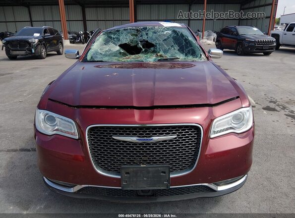 2C3CCAEGXJH296064 2018 CHRYSLER 300 Темно-бордовый Вид щитка приборов