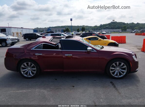 2C3CCAEGXJH296064 2018 CHRYSLER 300 Темно-бордовый Вид задней части салона