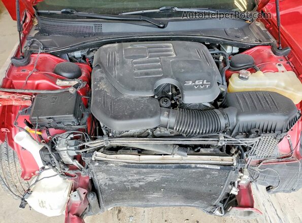 2C3CCAGG0GH152447 2016 CHRYSLER 300 Red Вид задньої частини салону