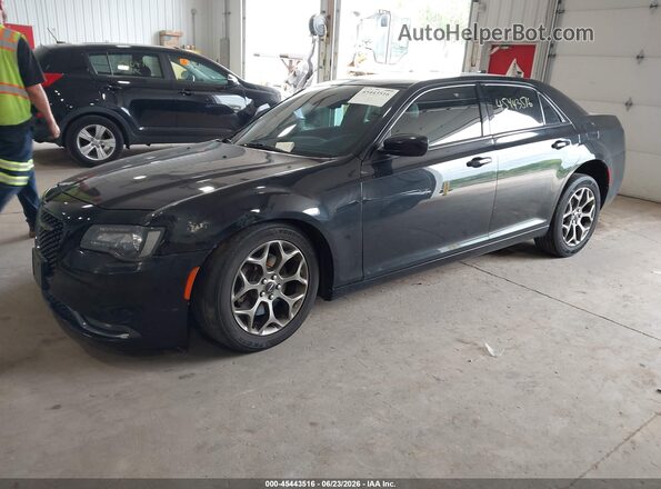 2C3CCAGG0GH183035 2016 CHRYSLER 300 Black წინა მარცხენა ხედი სამი მეოთხედიდან