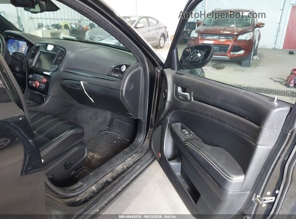 2C3CCAGG0GH183035 2016 CHRYSLER 300 Black წინა სალონის ხედი