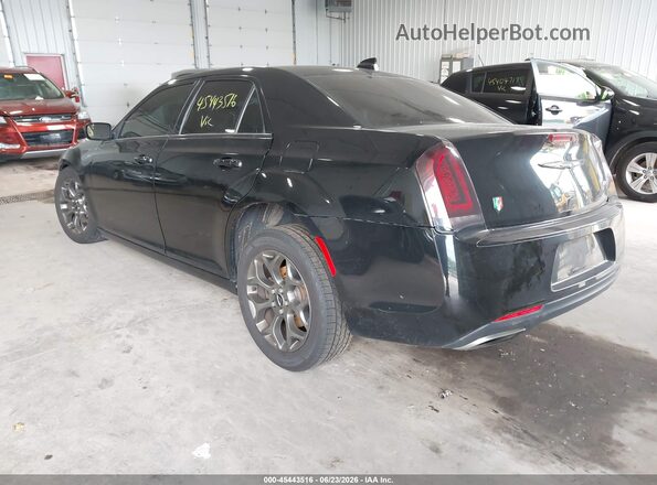 2C3CCAGG0GH183035 2016 CHRYSLER 300 Black უკანა მარცხენა