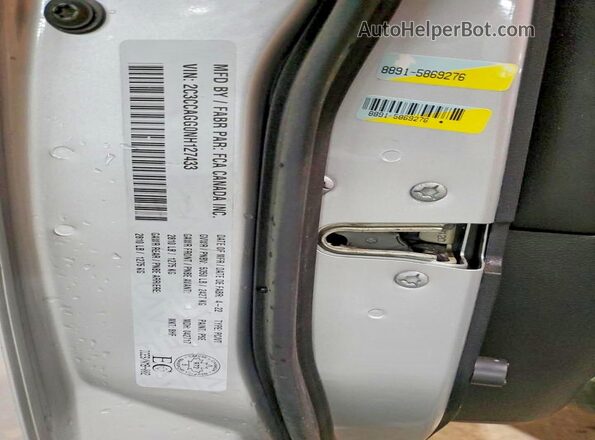 2C3CCAGG0NH127433 2022 CHRYSLER 300 Silver 