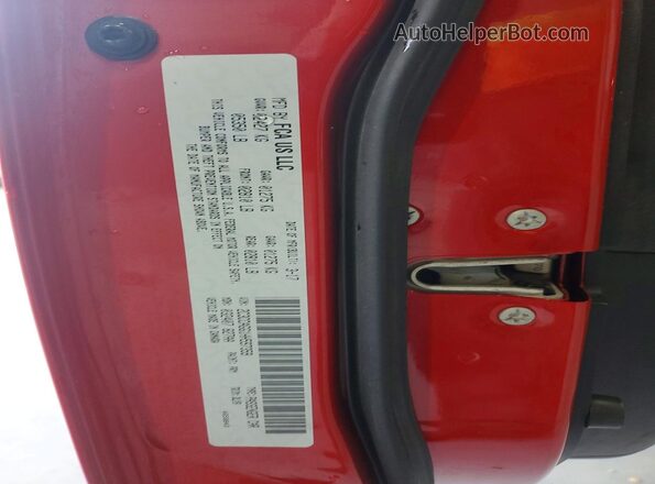 2C3CCAGG1HH597359 2017 CHRYSLER 300 Red Engine compartment view