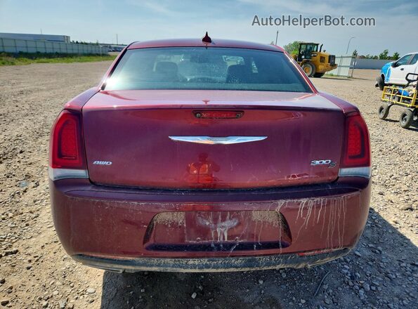2C3CCAGG5JH256326 2018 CHRYSLER 300 Burgundy Vista trasera