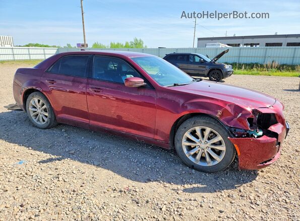 2C3CCAGG5JH256326 2018 CHRYSLER 300 Burgundy Delantero derecho