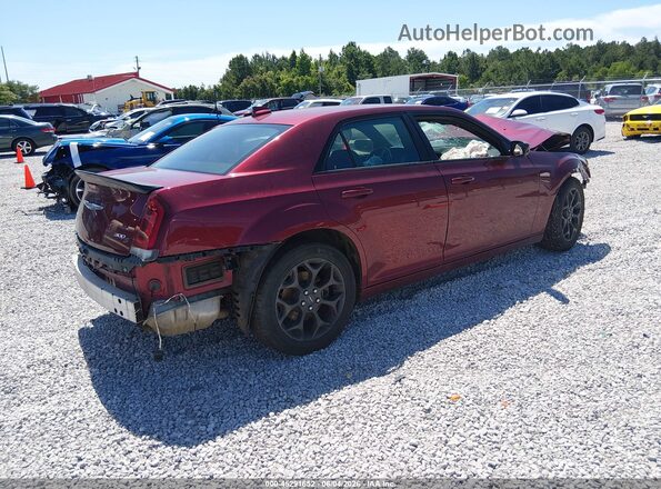 2C3CCAGG6KH610792 2019 CHRYSLER 300 Burgundy Trasero derecho