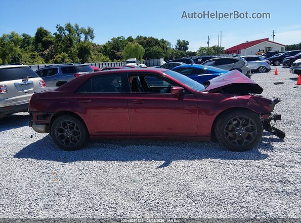2C3CCAGG6KH610792 2019 CHRYSLER 300 Burgundy Vista del cuadro de instrumentos