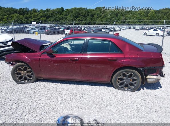 2C3CCAGG6KH610792 2019 CHRYSLER 300 Burgundy Vista interior trasera