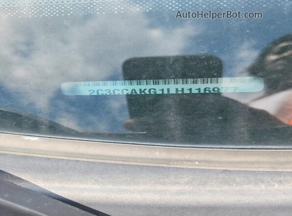 2C3CCAKG1LH116977 2020 CHRYSLER 300 Black Widok naklejki z numerem VIN