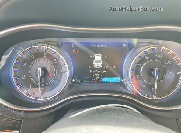 2C3CCAKG2GH305238 2016 CHRYSLER 300 Black Instrument cluster view