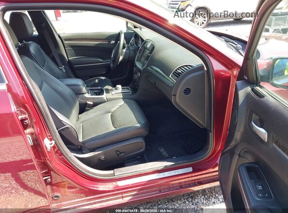 2C3CCAKG3GH106800 2016 CHRYSLER 300 Red Вид салону спереду