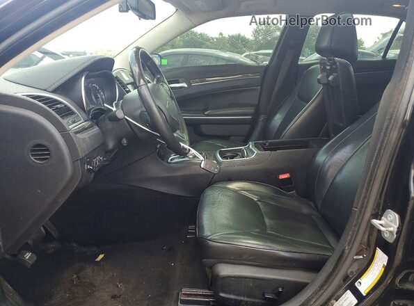 2C3CCAKG9GH111418 2016 CHRYSLER 300 Black Widok wnętrza z przodu