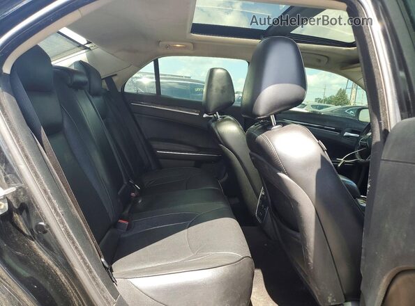 2C3CCAKG9GH111418 2016 CHRYSLER 300 Black Widok tylnych siedzeń