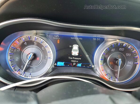 2C3CCARG2GH305262 2016 CHRYSLER 300 Gray Instrument cluster view