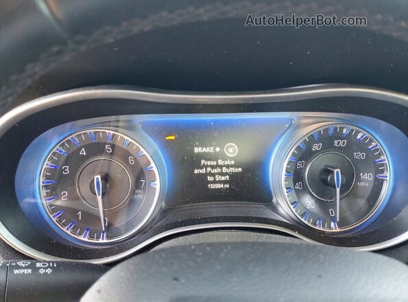 2C3CCARG6GH274159 2016 CHRYSLER 300 Blue Սարքավորումների վահանակի տեսք