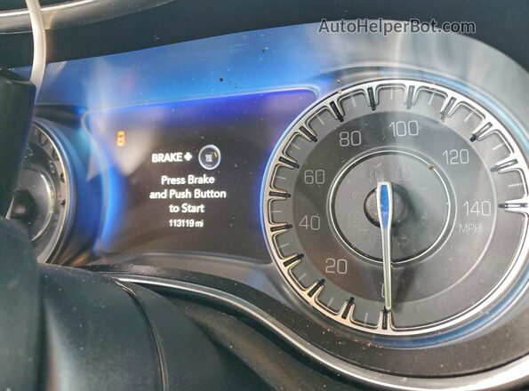 2C3CCARG6KH690060 2019 CHRYSLER 300 Black Vista del cuadro de instrumentos