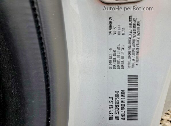 2C3CDBCK0SR537040 2025 DODGE CHARGER Silver 