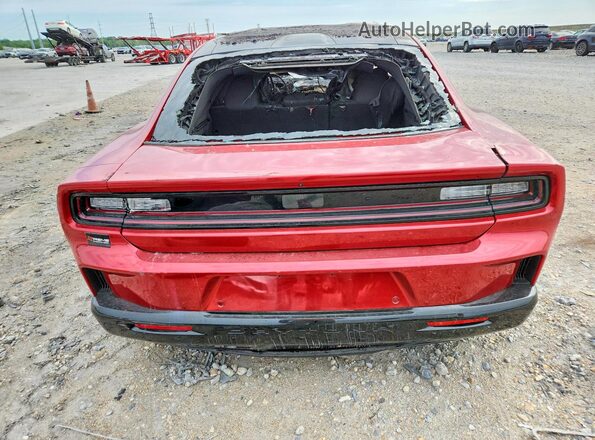 2C3CDBCK5SR210164 2025 DODGE CHARGER Red Հետևի տեսք