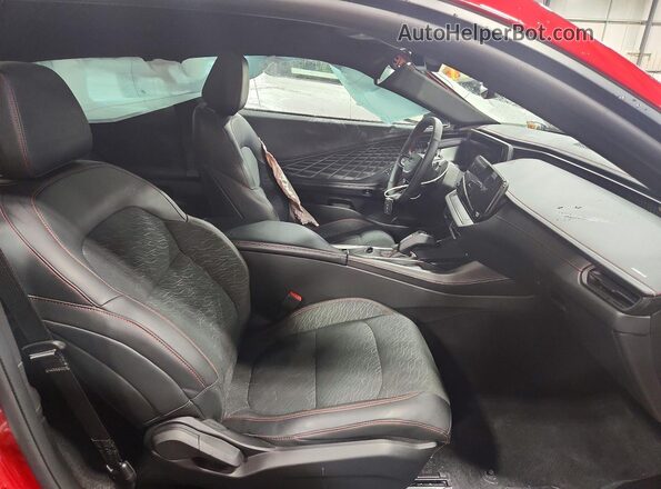 2C3CDBCK6SR559799 2025 DODGE CHARGER Red Вид салону спереду