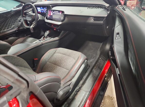 2C3CDBCK6SR559799 2025 DODGE CHARGER Red Вид панелі приладів