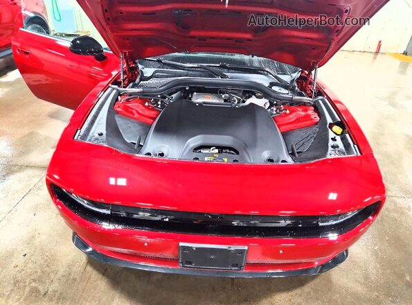 2C3CDBCK6SR559799 2025 DODGE CHARGER Red Вид задньої частини салону