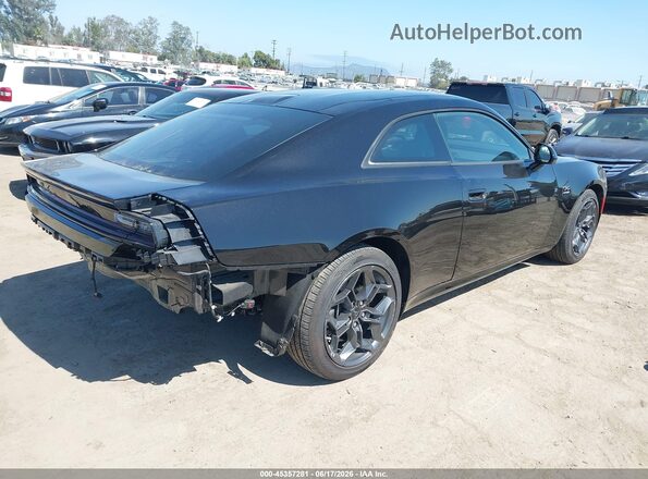 2C3CDBCK8SR550649 2025 DODGE CHARGER Black უკანა მარჯვენა