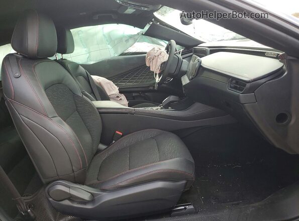 2C3CDBCKXSR538650 2025 DODGE CHARGER Черный Вид салона спереди