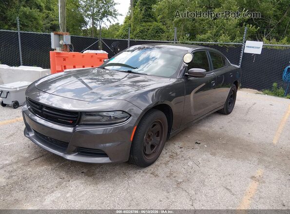 2C3CDXAG4HH544034 2017 DODGE CHARGER Gray წინა მარცხენა ხედი სამი მეოთხედიდან